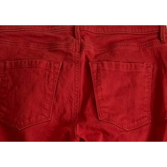 LOFT Women's Red Skinny Jeans - Picture 6 of 7